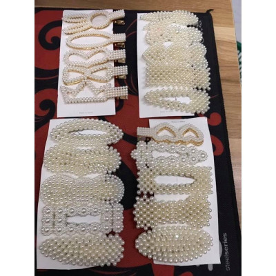 Set 20 cặp tóc ngọc trai nhân tạo phong cách Hàn Quốc