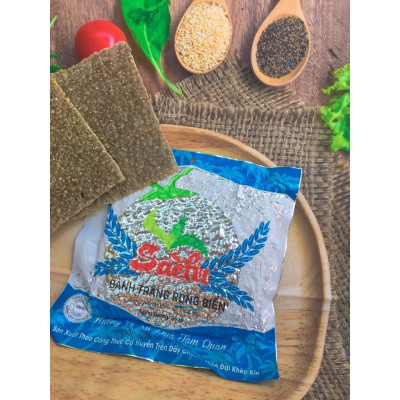 Thùng 25 Gói Loại 45Gram, Bánh Tráng Rong Biển Cao Cấp Nướng Sẵn Sachi