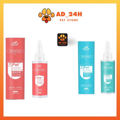 Dung dịch nhỏ MẮT/TAI 60ml vệ sinh làm sạch khử mùi hôi cho Chó Mèo