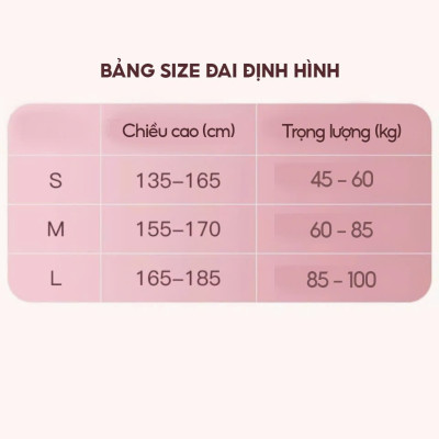  Đai chống gù định hình vùng lưng bảo vệ vòng 1 hiệu quả