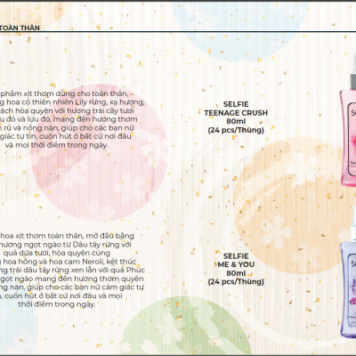 Xịt thơm toàn thân Selfie Teenage Crush 80ml