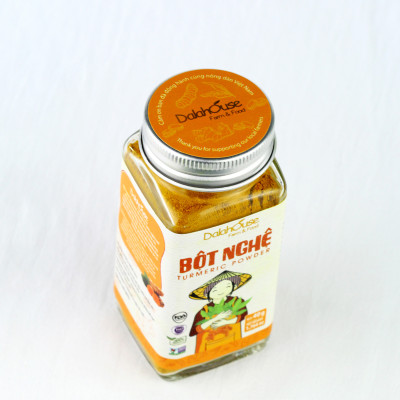 Nghệ bột hữu cơ Dalahouse - Bộtnghệ nếp nguyên chất sấy lạnh - Trải nghiệm cảm giác đơn giản trong bếp với các món ăn cầu kỳ