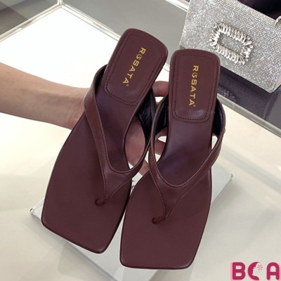 Dép Xỏ Ngón Thời Trang Cao Gót 4p RO720 ROSATA tại BCASHOP Thiết Kế Tinh Tế Phù Hợp Cho Công Sở Hay Dạo Phố