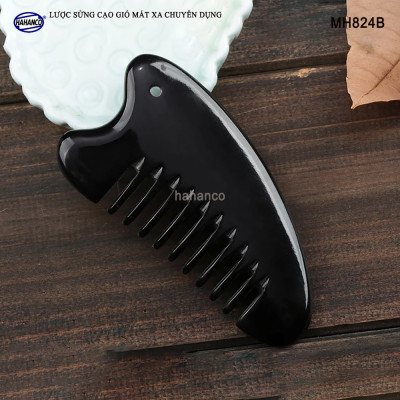 Cạo gió sừng đen (MH824) Masssage toàn thân, giúp tuần hoàn khí huyết - Chăm sóc sức khỏe