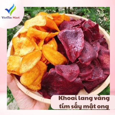 Khoai Lang Vàng Tím Sấy Mật Ong VIETTINMART 1.5Kg