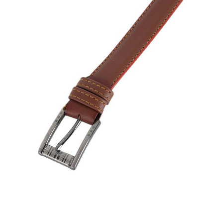 Thắt lưng nữ Huy Hoàng 2,5 phân may viền màu bò HC5004