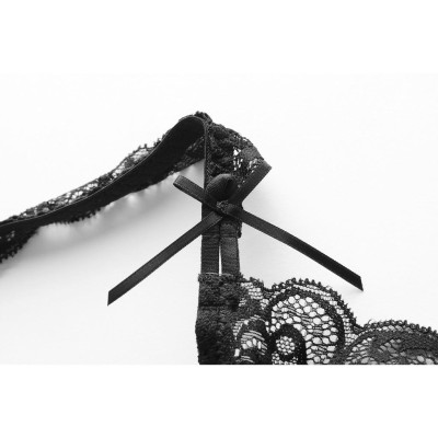 Bộ Quần Áo Lót Ren Cao Cấp Phong Cách Châu Âu Có Gọng, Không Đệm Siêu Mỏng (BL02)