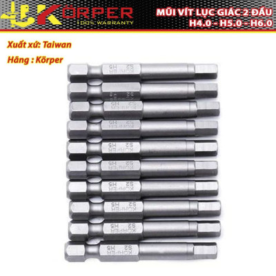 MŨI VÍT ĐẦU LỤC GIÁC KÖRPER 