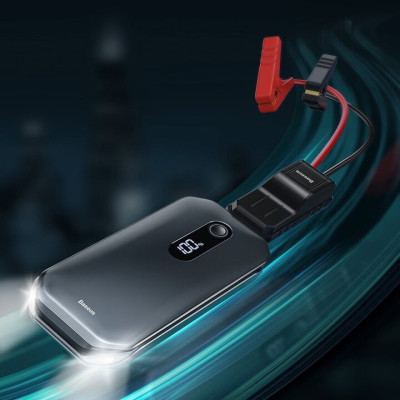 Bộ kích nô acquy kiêm sạc dự phòng 12000mAh Baseus CRJS03-01 - HÀNG CHÍNH HÃNG 