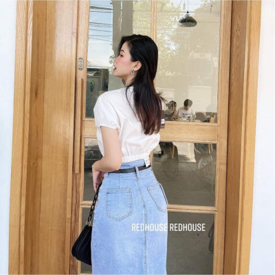 ÁO CROPTOP BO EO CỔ TRÒN TRẺ 