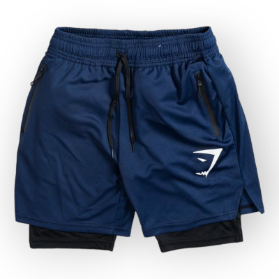 Quần 2 lớp nam tập gym DO GYM SHOP thun lỗ kim thoáng mát khi chơi thể thao