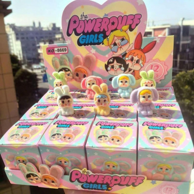 Hộp 12 túi mù FullBox Powerpuff Girls mini quà tặng cho các bé mô hình mini