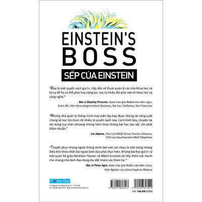 Sách - Sếp Của Einstein - 10 Nguyên Tắc Để Lãnh Đạo Những Người Xuất Chúng