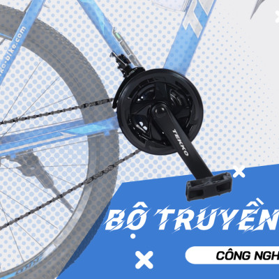 Xe đạp Tekko thể thao R250 cỡ 26 inch - Phù hợp với người cao từ 1m45 trở lên