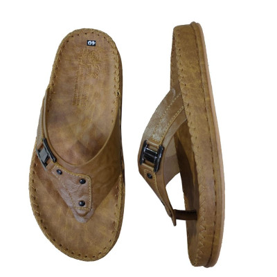 Dép Xỏ Ngón Nam Da Bò Thật TiTi ĐÔ Cao Cấp  DNA22205d