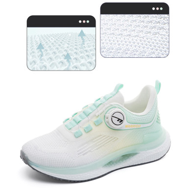 Giày thể thao nữ, giày chạy bộ đế êm nhẹ, thoáng khí đế cao su đúc, chống trơn trượt hạn chế mòn  – GNU2087