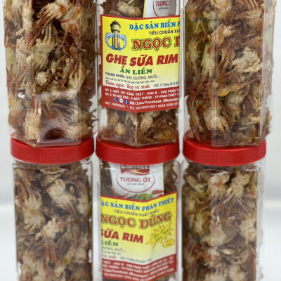 Đặc sản Phan Thiết - Ghẹ Sữa Rim Hộp (Gói) 250 Gram Đã Chế Biến Ăn Liền Ngon Ơi Là Ngon. Hạn Sử Dụng 12 Tháng Kể Từ Ngày Đặt Hàng - OCOP 4 Sao