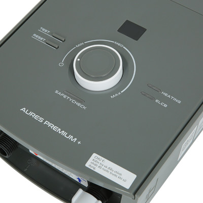 Máy nước nóng trực tiếp Ariston 4500W AURES PREMIUM+ 4.5P, có bơm trợ lực, phù hợp miền Nam hoặc khu vực trên 20°C [Hàng Chính Hãng]