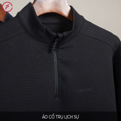 Áo Nỉ Thể Thao Nam Fasvin AC24646.HN Cổ Tàu Chất Vải Thun Cao Cấp Mềm Mại Thoải Mái.