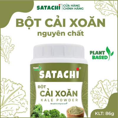 Bột Cải Xoăn Kale nguyê n ch ất SATACHI. Hộp 86g