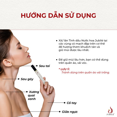 Le by Jubilé - Tinh dầu nước hoa Pháp nữ Dạng lăn 12ml Thơm Lâu, Sang Trọng, Quyến Rũ