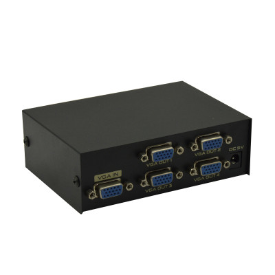 Bộ chia tín hiệu VGA 1 ra 4 FJGEAR FJ-2004 - Hàng Nhập Khẩu