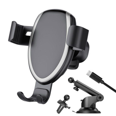 Bộ giá đỡ điện thoại Choetech T536  tích hợp sạc không dây(Hàng chính hãng)