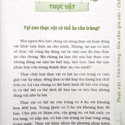 Hỏi Đáp Khoa Học - Đọc Ít Nhất - Hiểu Nhiều Nhất - 10 Vạn Câu Hỏi Vì Sao? Thực Vật ,Côn Trùng, Gia Cầm Gia Súc, Chim (Tái Bản)