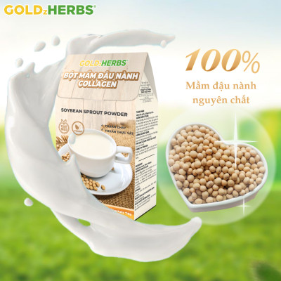 Bột mầm đậu nành Collagen GoldzHerbs – 14 gói/ 500g