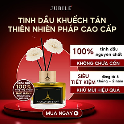 Lemongrass & Lily Jubilé - Tinh Dầu Thơm Phòng Que Gỗ, Nước Hoa Khuếch Tán Thiên Nhiên 100ml Cao Cấp, Sang Trọng