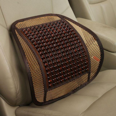tựa lưng lưới đan hạt gỗ cho ghế ô tô và văn phòng chống mỏi lưng
