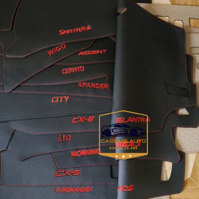 [FORD] Thảm Taplo 3 Lớp Dành Cho Các Xe Hãng FORD, Da Vân Carbon Cao Cấp - Hàng Chính Hãng