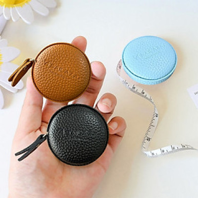 Thước đo vòng eo tự rút, thước dây bọc da Sailaza kích thước 150cm