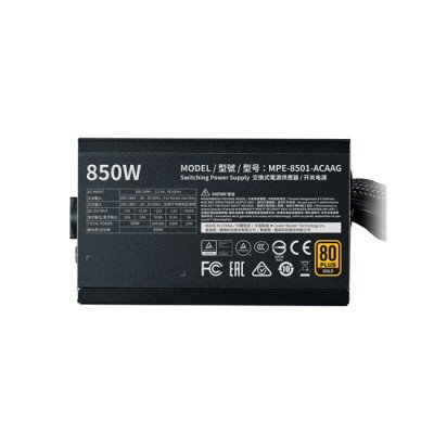 Nguồn máy tính Cooler Master MWE 850W Gold V2 Fully Modular - Hàng Chính Hãng