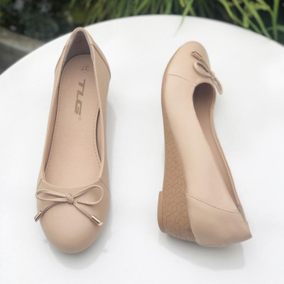 Giày búp bê nữ đế xuồng hot trend thời trang đính nơ siêu độc 21434