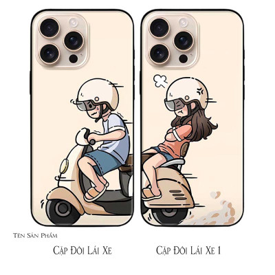Ốp lưng cho Oppo Realme 10 - C11 2021 - C65 4G - C67 - C20 - Poco X6 5G - Cặp Đôi Lái Xe - Hàng Chính Hãng