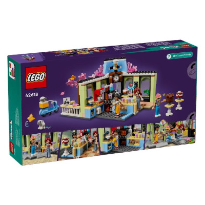 LEGO FRIENDS 42618 Đồ Chơi Lắp Ráp Tiệm Cà Phê Thành Phố Heartlake (426 chi tiết)