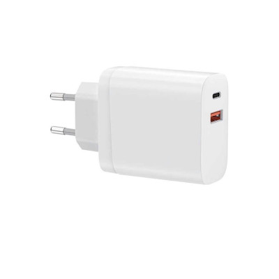 Bộ Sạc WiWu Comet USB-C + QC3.0 Power Adapter RY-U20 Chất Liệu Nhựa Bóng, Hỗ Trợ Công Nghệ Sạc Nhanh QC 3.0 - Hàng Chính Hãng 