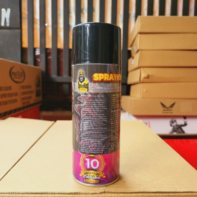 Chai xịt phục hồi nhựa nhám, nhựa đen, dưỡng đen dàn nhám Sprayking Plastic Shine 400ml, dàn áo phai màu