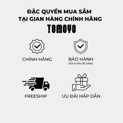 Giày tây nam Oxford Tomoyo đen bóng TMN23301