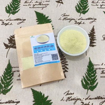 Combo 5 loại bột sấy lạnh: bột đậu gà, bột đậu lăng đỏ, bột đậu hà lan, bột đậu nành đen xanh lòng, bột yến mạch tươi nguyên chất, siêu mịn, không biến đổi gen (mỗi gói 100g)