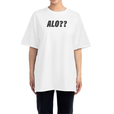 Áo Thun Nữ 100% Cotton In Chữ ALO Form Rộng Oversize Tay Lỡ