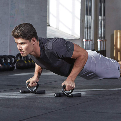 Dụng Cụ Hít Đất, Chống Đẩy Chính Hãng ADIDAS ADAC-12231 Push Up Bars (1 Cặp) - Chịu tải đến 150Kg