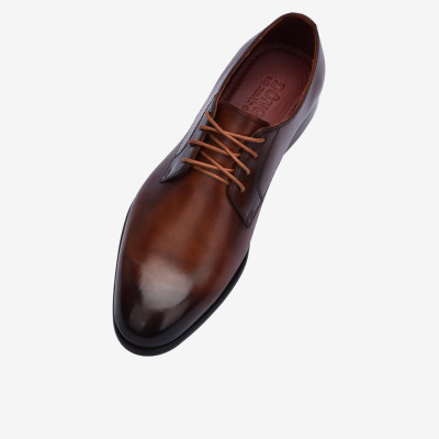 Giày tây nam Đông Hải da bò tự nhiên cao cấp buộc dây truyền thống - G01A1