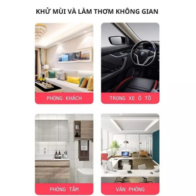 Sáp Thơm Hương Chanh 220g Khử Mùi An Toàn Hiệu Quả Phòng Khách Phòng Ngủ Tủ Quần Áo Xe Ô Tô Nhà Vệ Sinh
