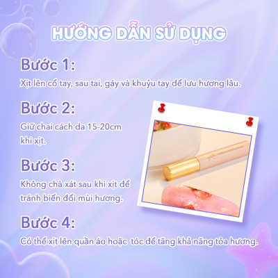 Nước Hoa Cô Đặc myKella 10ml Tỏa Hương Quyến Rũ, Lưu Hương Suốt Ngày Dài