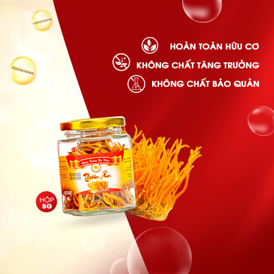 Đông Trùng Hạ Thảo Sấy Thăng Hoa Thiên Ân - Hũ 5g