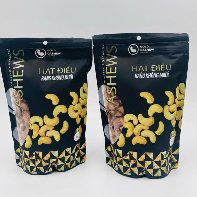 Hạt Điều Vỏ Lụa Rang Không Muối 500g