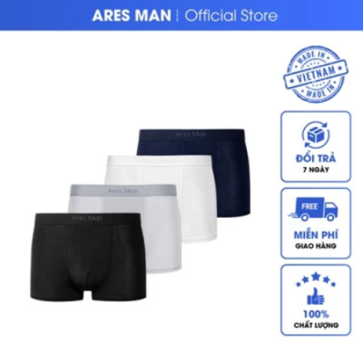 Quần lót nam, quần boxer nam Ares Man chất thun lạnh mềm mịn siêu mát, thấm hút mồ hôi
