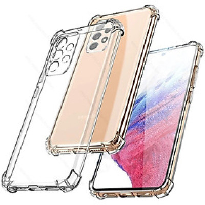 Ốp lưng cho Samsung A13, A23, A33, A53, A73 5G dẻo trong TPU chống sốc 4 góc ( hàng chính hãng)